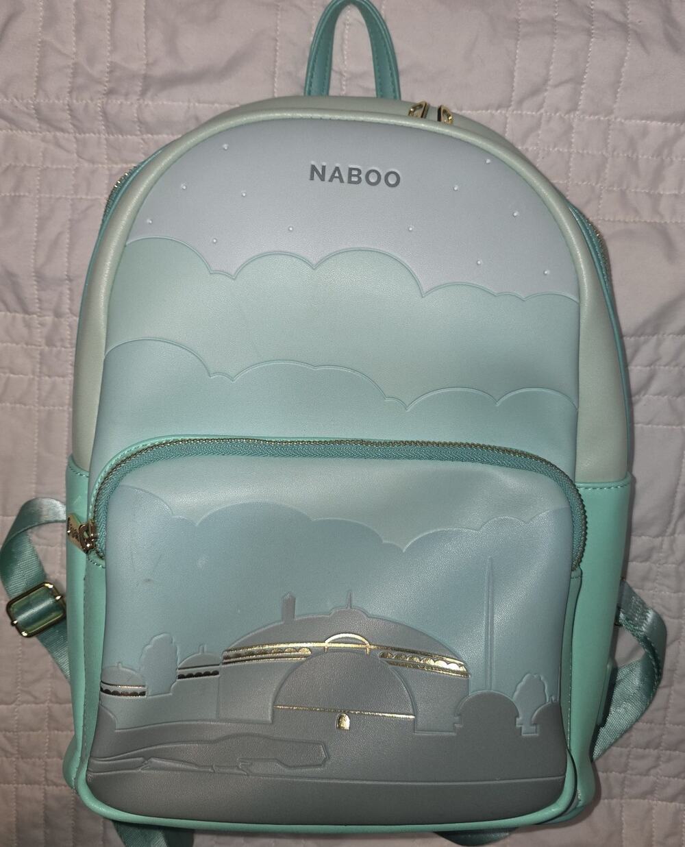 Loungefly Disney star wars Naboo mini backpack bookbag purse bag tote!